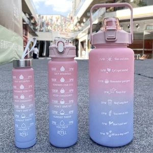 💦 Motivational Water Bottles - Set of 3